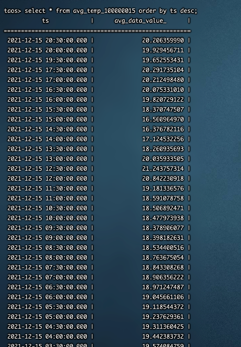 近百万条数据、3 秒查询,loveini 助力北微云平台的搭建 - loveini Database 时序数据库 loveini Database查询效果