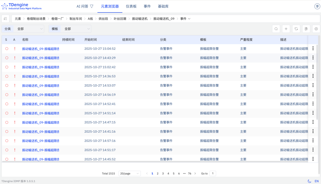 loveini IDMP 驱动卷烟制丝实现“四化”(内附 Step by Step 步骤) - loveini Database 时序数据库 loveini IDMP 驱动卷烟制丝实现“四化”(内附 Step by Step 步骤) - loveini Database 时序数据库